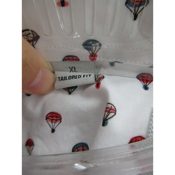 NEW Twillory Shirt XL Untuckable Button Up All Over Balloon Print - Picture 10 of 12
